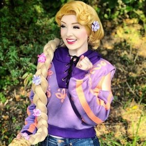Rapunzel Inspired Kigu Stop Crop Hoodie!